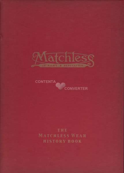 Book Matchless #1